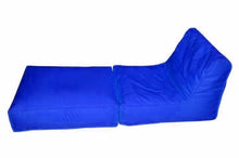 Load image into Gallery viewer, Blue Sofa Cum Bed Beanbag