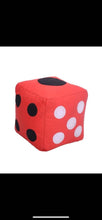 Load image into Gallery viewer, Red Dice Beanbag