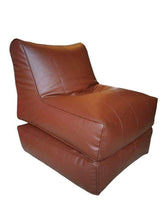 Load image into Gallery viewer, Brown Sofa Cum Bed Beanbag