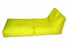 Load image into Gallery viewer, Yellow Sofa Cum Bed Beanbag