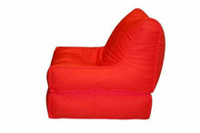 Load image into Gallery viewer, Red Sofa Cum Bed Beanbag