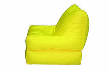 Load image into Gallery viewer, Yellow Sofa Cum Bed Beanbag