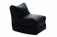 Load image into Gallery viewer, Black Sofa Cum Bed Beanbag
