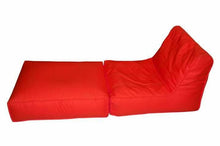Load image into Gallery viewer, Red Sofa Cum Bed Beanbag
