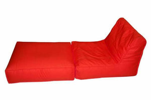Red Sofa Cum Bed Beanbag