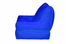 Load image into Gallery viewer, Blue Sofa Cum Bed Beanbag
