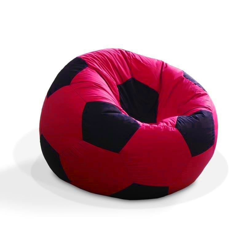Red And Black Football Beanbag