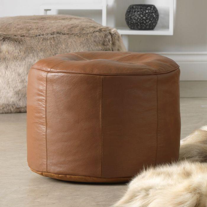 Comfy Leather Stool